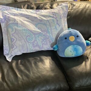 Pottery Barn Kids Mallory Standard Sham, Lavender, 26” x 20” Lavender & Blue NWT